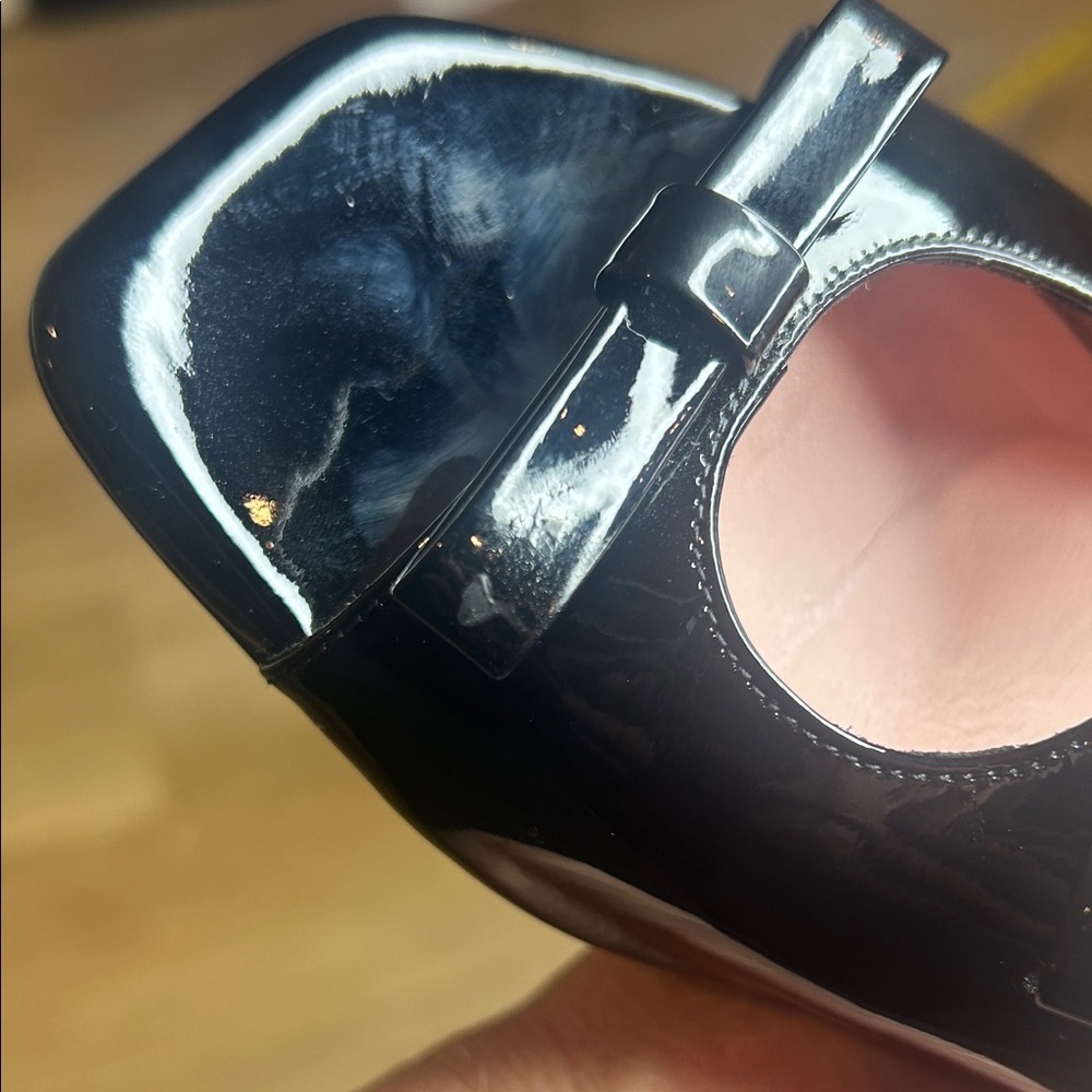 Pretty Ballerinas Glossy Black Mules size 37.5 - Picture 9 of 9